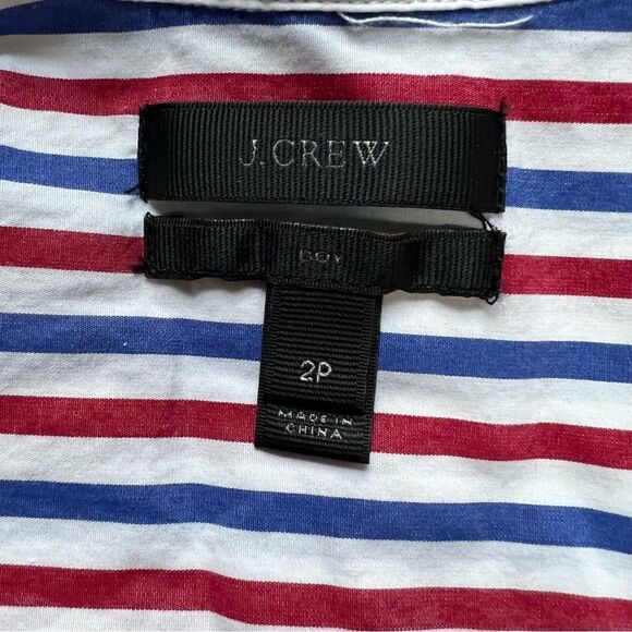 J.CREW BLOUSE Boy Fit Size 2P - Picture 4 of 7